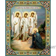 Икона «Явление Святой Троицы Александру Свирскому» 5